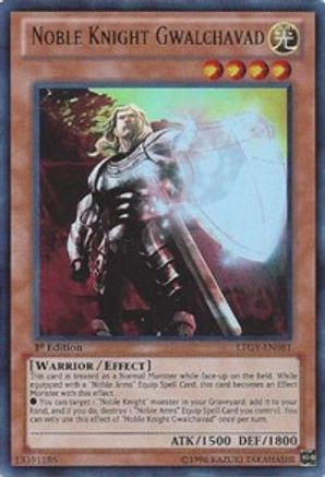 Noble Knight Gwalchavad (LTGY-EN081) - Lord of the Tachyon Galaxy 1st Edition