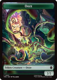 Ooze // Clue Double-Sided Token (1 // 2) [Commander: Teenage Mutant Ninja Turtles]