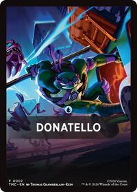 Donatello Theme Card (2) [Commander: Teenage Mutant Ninja Turtles]