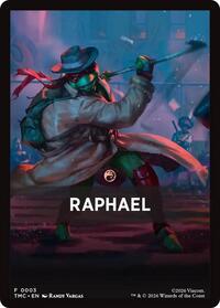 Raphael Theme Card (3) [Commander: Teenage Mutant Ninja Turtles]