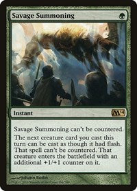 Savage Summoning (194) [Magic 2014 (M14)]