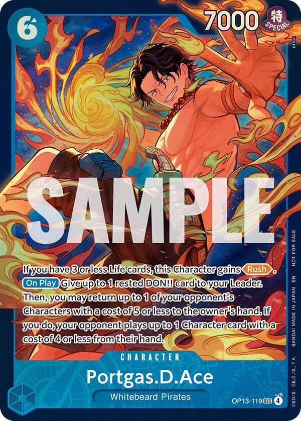 Portgas.D.Ace (119) (Treasure Cup 2026) (Store) (OP13-119) [One Piece Promotion Cards]