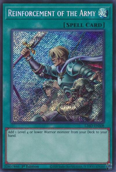 Reinforcement of the Army (Secret Rare) (L26D-ENS08) [Legendary Modern Decks 2026]