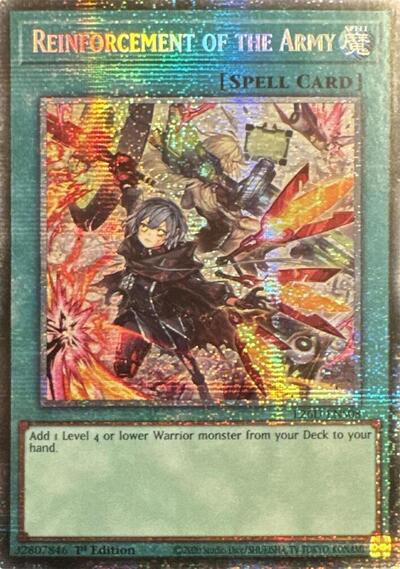 Reinforcement of the Army (Alternate Art) (Starlight Rare) (L26D-ENS08) [Legendary Modern Decks 2026]