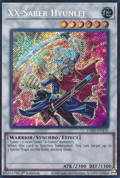 XX-Saber Hyunlei (Secret Rare) (L26D-ENX35) [Legendary Modern Decks 2026]
