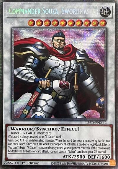 Commander Souza, Swordmaster (Starlight Rare) (L26D-ENX42) [Legendary Modern Decks 2026]