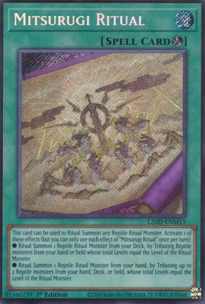 Mitsurugi Ritual (Secret Rare) (L26D-ENM15) [Legendary Modern Decks 2026]