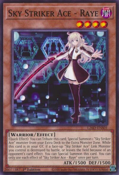 Sky Striker Ace - Raye (L26D-ENS01) [Legendary Modern Decks 2026]