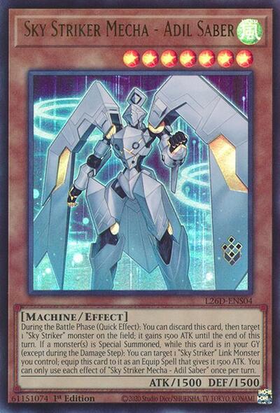 Sky Striker Mecha - Adil Saber (L26D-ENS04) [Legendary Modern Decks 2026]