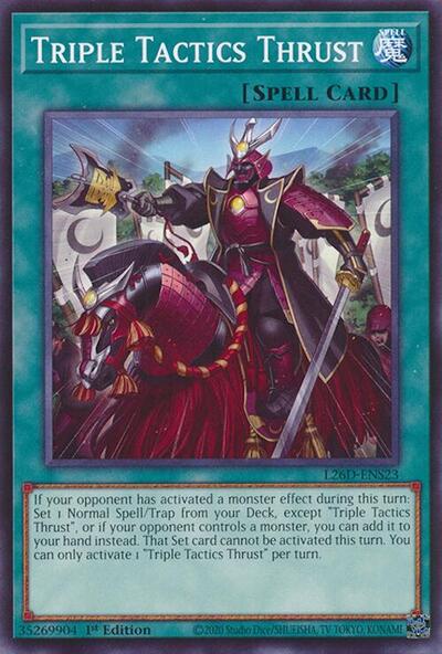 Triple Tactics Thrust (L26D-ENS23) [Legendary Modern Decks 2026]