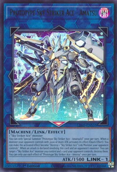 Prototype Sky Striker Ace - Amatsu (L26D-ENS35) [Legendary Modern Decks 2026]