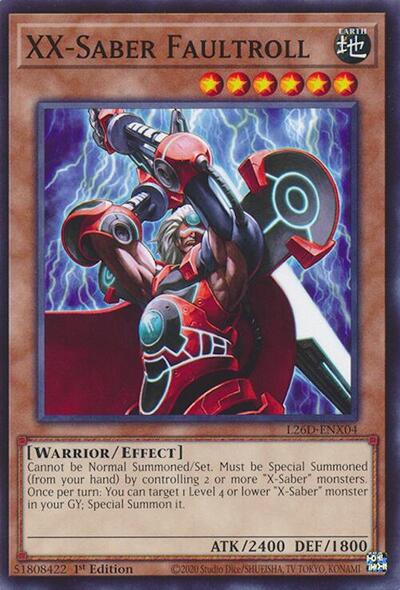 XX-Saber Faultroll (L26D-ENX04) [Legendary Modern Decks 2026]