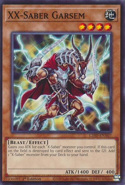 XX-Saber Garsem (L26D-ENX07) [Legendary Modern Decks 2026]
