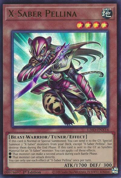 X-Saber Pellina (Ultra Rare) (L26D-ENX14) [Legendary Modern Decks 2026]