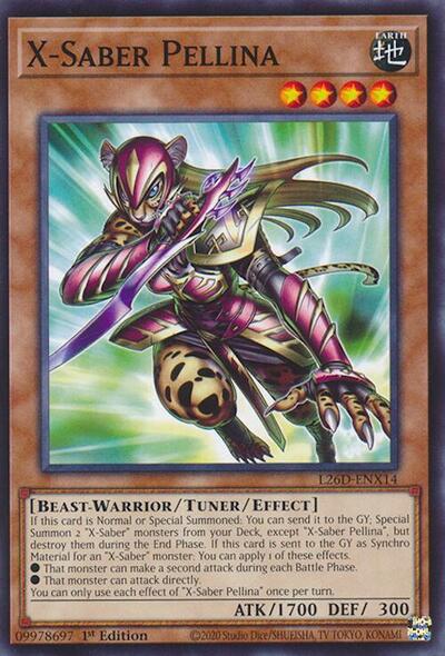 X-Saber Pellina (L26D-ENX14) [Legendary Modern Decks 2026]