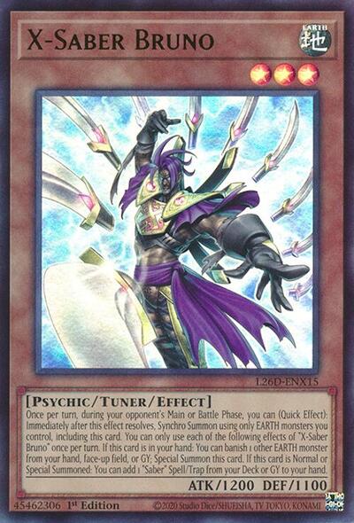 X-Saber Bruno (Ultra Rare) (L26D-ENX15) [Legendary Modern Decks 2026]
