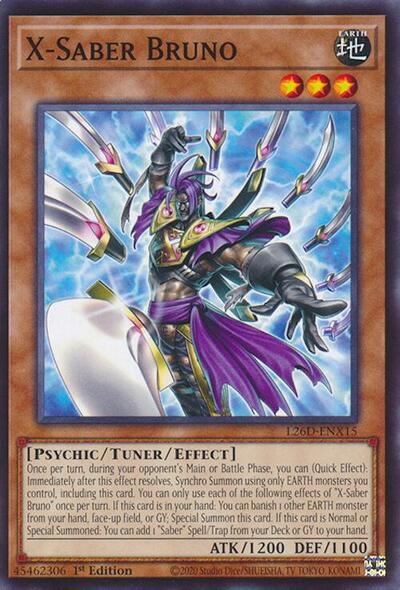 X-Saber Bruno (L26D-ENX15) [Legendary Modern Decks 2026]