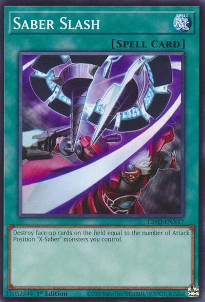 Saber Slash (L26D-ENX17) [Legendary Modern Decks 2026]