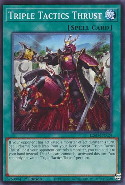 Triple Tactics Thrust - L26D-ENX24 (L26D-ENX24) [Legendary Modern Decks 2026]