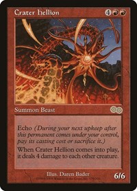 Crater Hellion (179) [Urza's Saga]