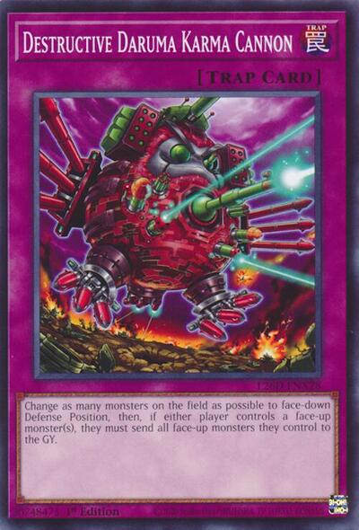 Destructive Daruma Karma Cannon (L26D-ENX28) [Legendary Modern Decks 2026]