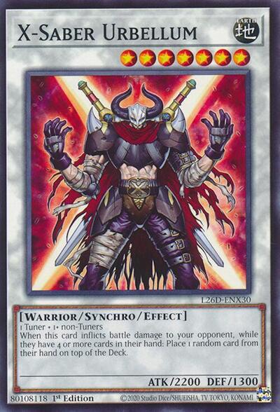 X-Saber Urbellum (L26D-ENX30) [Legendary Modern Decks 2026]