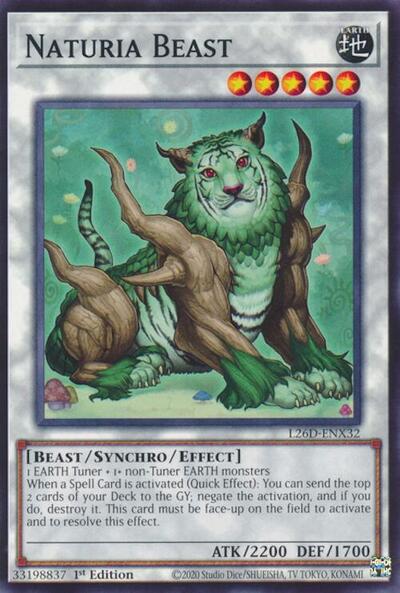 Naturia Beast (L26D-ENX32) [Legendary Modern Decks 2026]