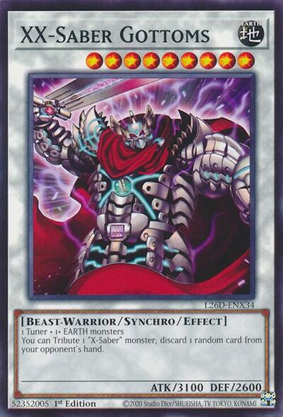 XX-Saber Gottoms (L26D-ENX34) [Legendary Modern Decks 2026]