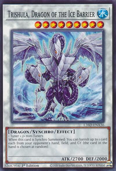 Trishula, Dragon of the Ice Barrier (L26D-ENX36) [Legendary Modern Decks 2026]