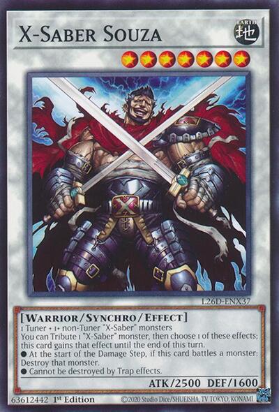 X-Saber Souza (L26D-ENX37) [Legendary Modern Decks 2026]