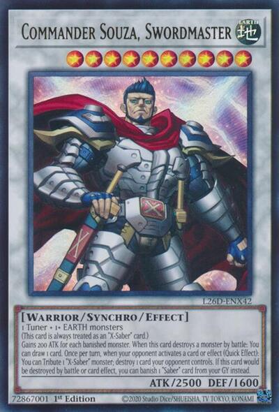 Commander Souza, Swordmaster (L26D-ENX42) [Legendary Modern Decks 2026]