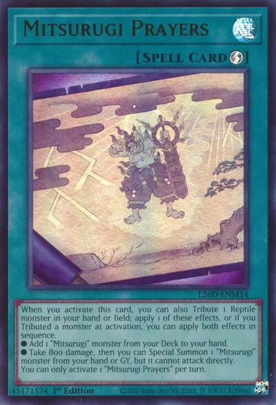 Mitsurugi Prayers (Ultra Rare) (L26D-ENM14) [Legendary Modern Decks 2026]