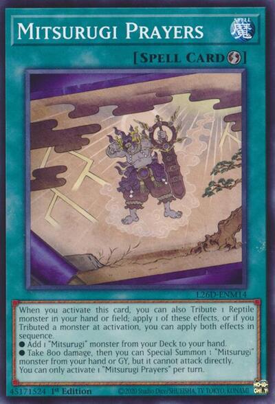 Mitsurugi Prayers (L26D-ENM14) [Legendary Modern Decks 2026]