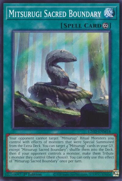 Mitsurugi Sacred Boundary (L26D-ENM18) [Legendary Modern Decks 2026]
