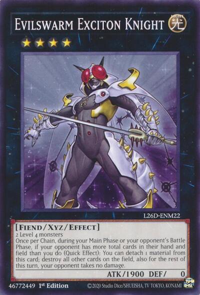 Evilswarm Exciton Knight (L26D-ENM22) [Legendary Modern Decks 2026]