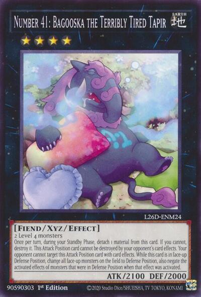 Number 41: Bagooska the Terribly Tired Tapir (L26D-ENM24) [Legendary Modern Decks 2026]