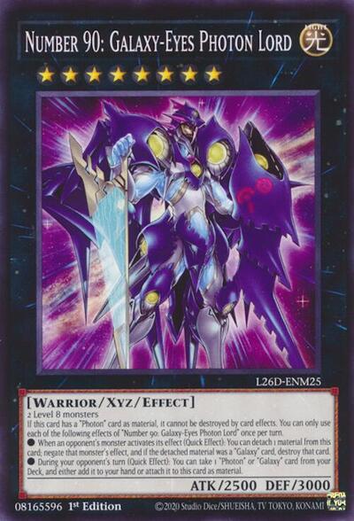 Number 90: Galaxy-Eyes Photon Lord (L26D-ENM25) [Legendary Modern Decks 2026]