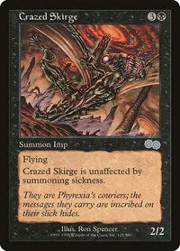 Crazed Skirge (125) [Urza's Saga]