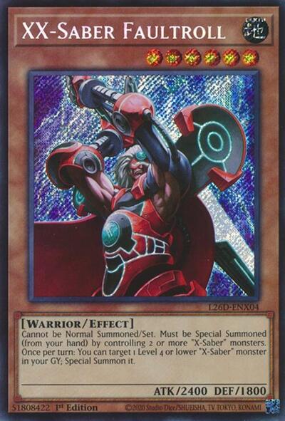 XX-Saber Faultroll (Secret Rare) (L26D-ENX04) [Legendary Modern Decks 2026]