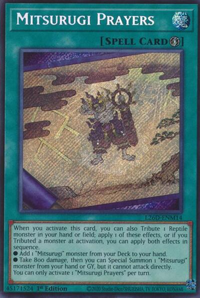 Mitsurugi Prayers (Secret Rare) (L26D-ENM14) [Legendary Modern Decks 2026]