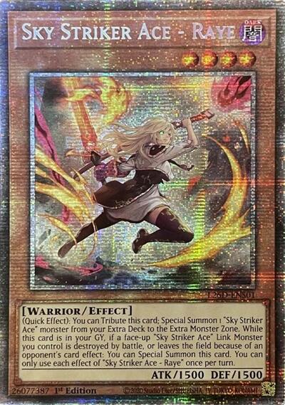 Sky Striker Ace - Raye (Alternate Art) (Starlight Rare) (L26D-ENS01) [Legendary Modern Decks 2026]