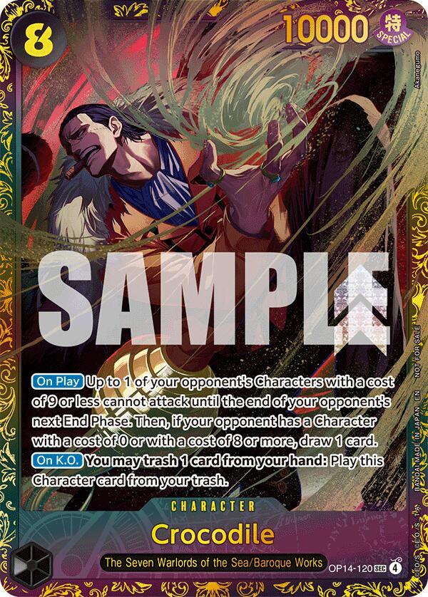 Crocodile - OP14-120 (CS26-27 Regionals Season 1) (OP14-120) [One Piece Promotion Cards]