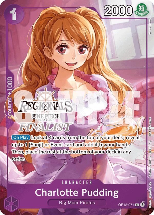 Charlotte Pudding (Regionals Finalist Card Set 26-27) (OP12-071) [One Piece Promotion Cards]