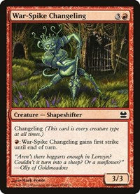 War-Spike Changeling (139) [Modern Masters]