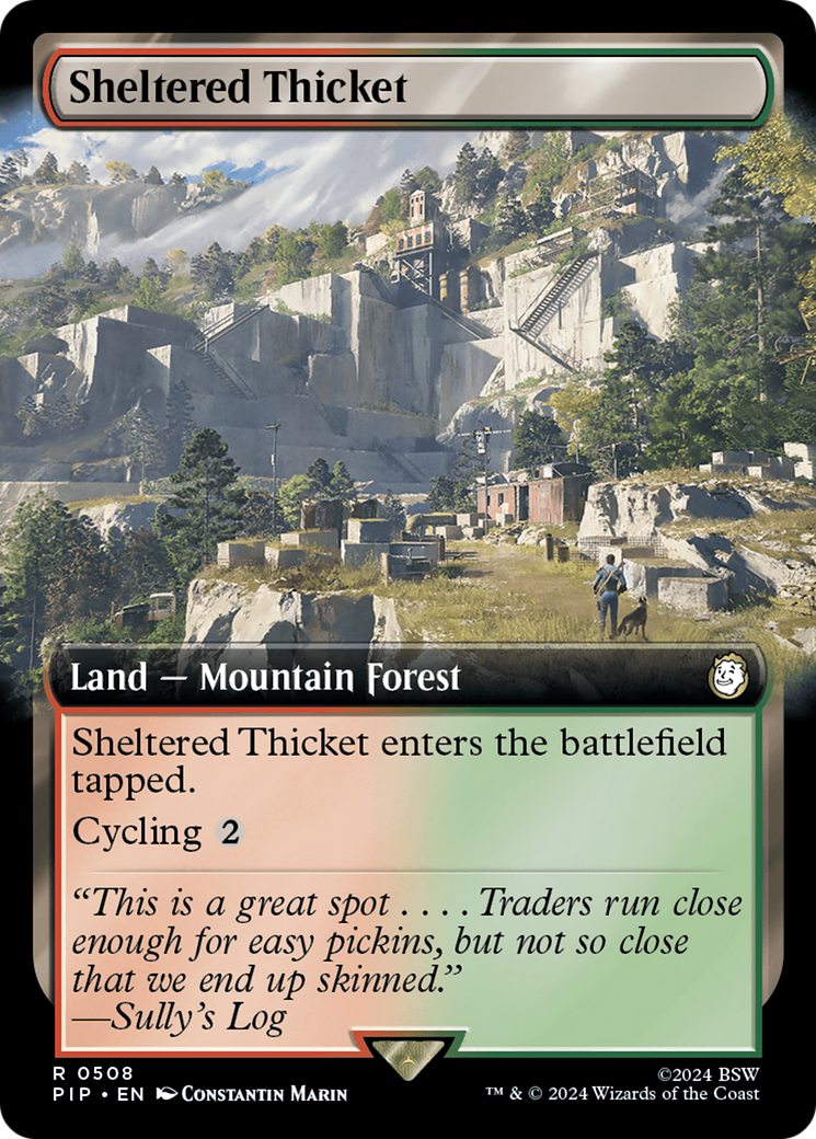 Sheltered Thicket (Extended Art) (PIP-508) - Fallout: (Extended Art)