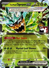 Teal Mask Ogerpon ex - 025/167 (Prize Pack Series 7) (025/167) [Prize Pack Series Cards]