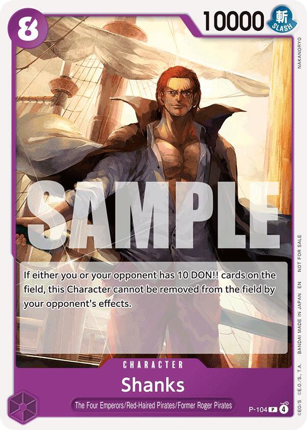 Shanks (Tournament Pack 2026 Vol. 2) (P-104) [One Piece Promotion Cards]