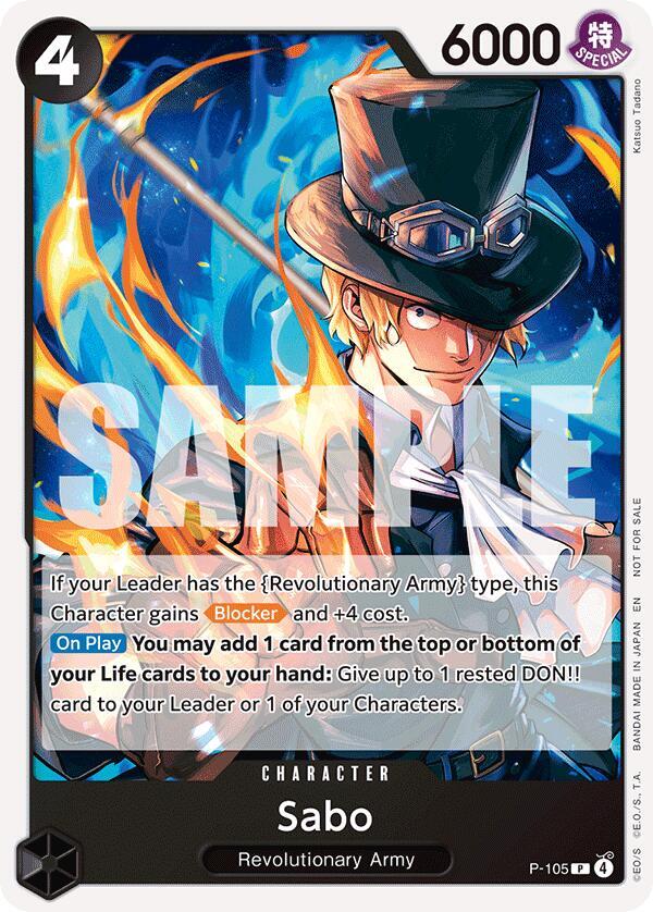 Sabo (Tournament Pack 2026 Vol. 2) (P-105) [One Piece Promotion Cards]