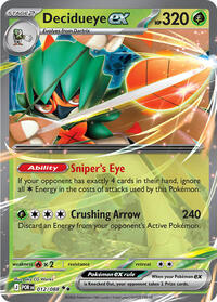 Decidueye ex - 012/088 (012/088) [ME03: Perfect Order]
