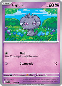 Espurr - 033/088 (033/088) [ME03: Perfect Order]